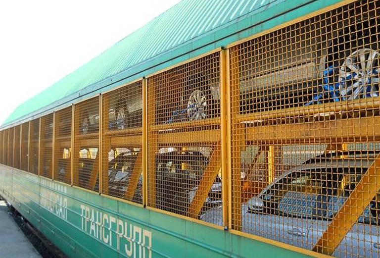 Отправка железнодорожным транспортом легковой машины цена из Красноярска в Анапу